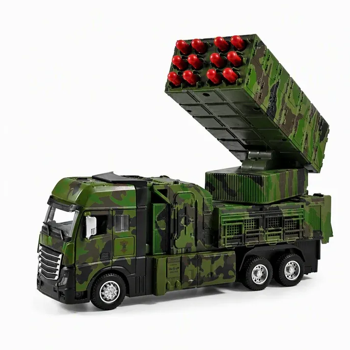 Oversized Remote Control Missile Launcher Toy Truck