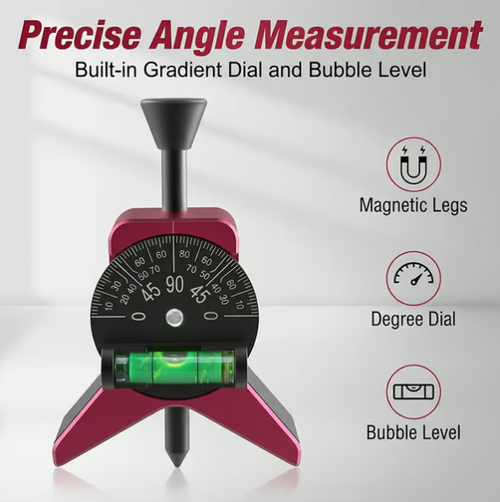 Magnetic Pipe Centering Tool – Y-Shaped, Hands-Free, Built-in Level 📏
