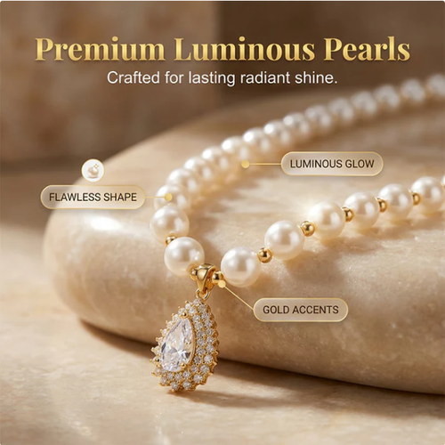 Womens Vintage Style Pearl Necklace