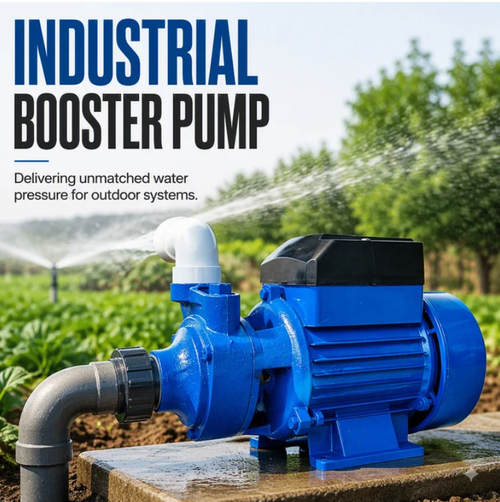 Self-Priming Pressure Pump – Cast Iron + Aluminum – Thermally Protected Motor