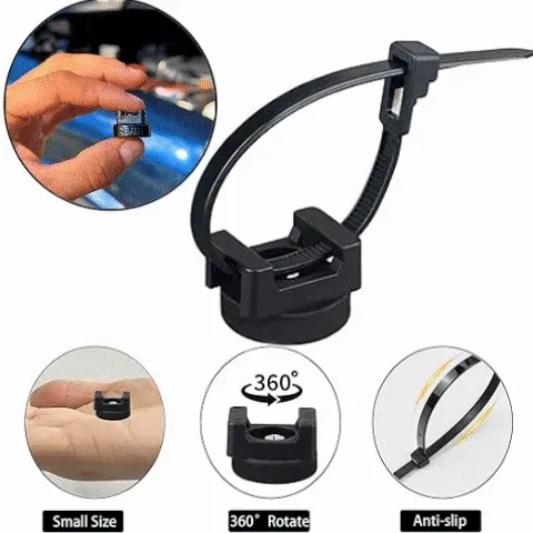 Magnetic Cable Zip Tie Mount Kit – Smart, Flexible Cable Management for Every Space