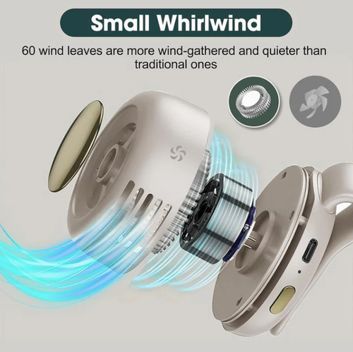 360° Rotatable Portable Mini Clip-on Fan