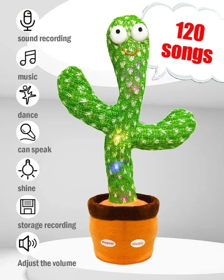 Dancing Cactus Toy | Activity Toy
