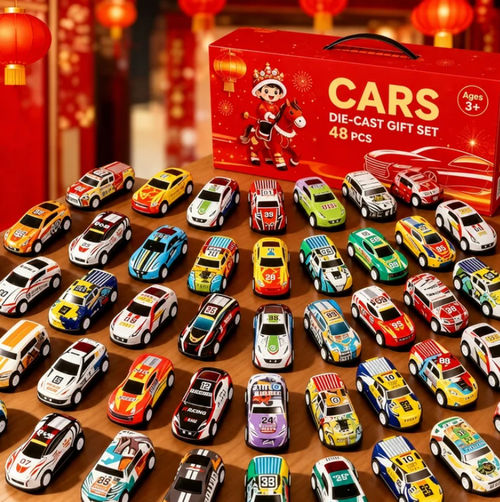 Foldable Toy Car Garage Play Set
