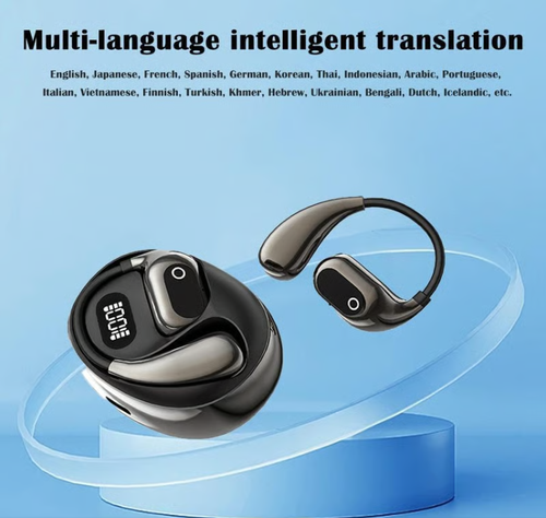 MS190 Translation Earbuds, Supports Real-Time Translation in 156 Languages