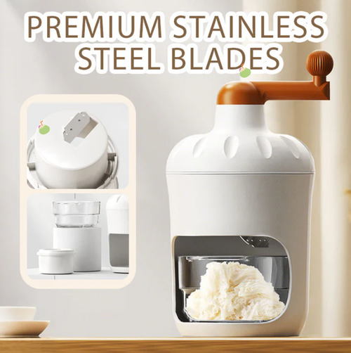 Manual Ice Shaver Machine with Ice Mold