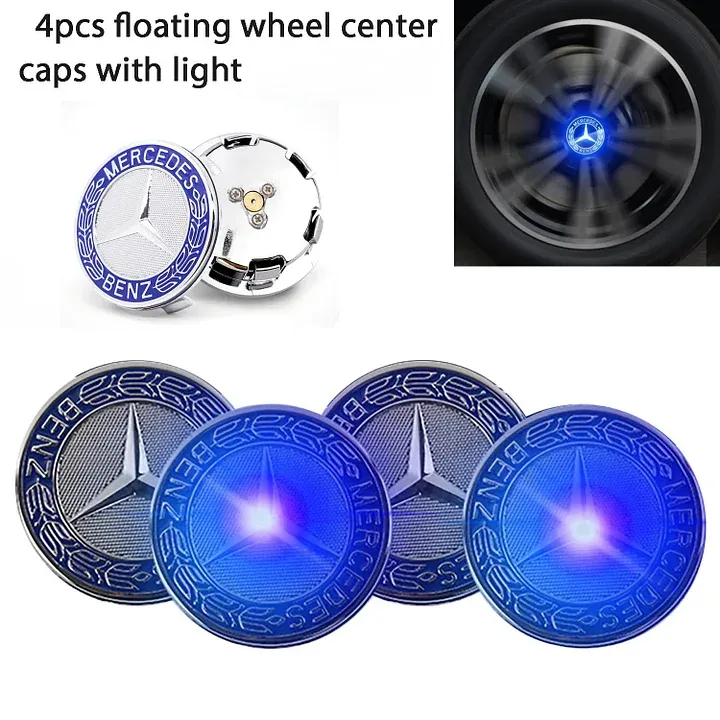🔥Floating LED Wheel Center Cover 4PC