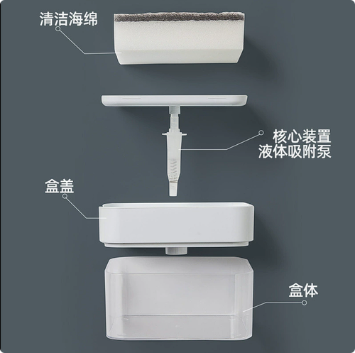 🔥🔥 2 in 1 Soap Dispenser with Sponge