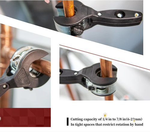 Piece Ratcheting Tubing Cutter Set