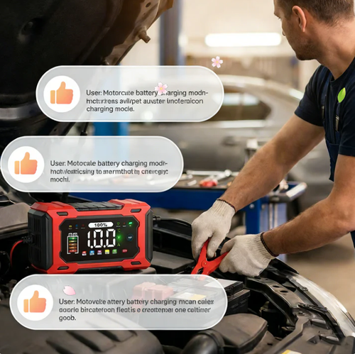 🔋 12V 6A Smart Car Battery Charger – Pulse Repair Technology, Auto Maintain & Desulfation 🚗⚡
