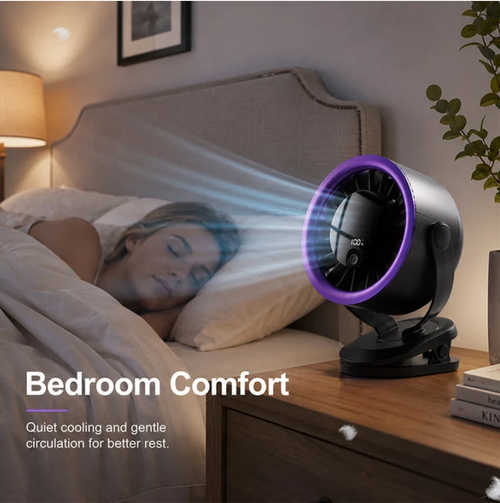 Portable USB Fan with Digital Display
