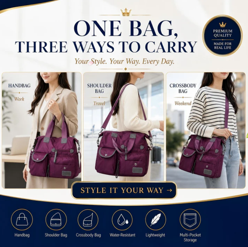 Large Capacity Waterproof Tote Bag for Women