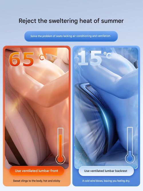 Car lumbar support, office seat lumbar support, ventilated driver's seat lumbar cushion, backrest