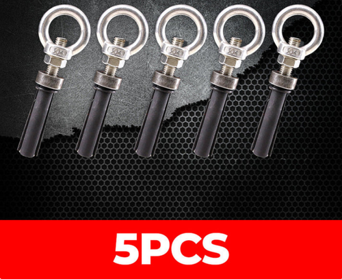 Lifting Ring Expansion Bolt – 304 Stainless Steel & Closed Eye Ring 5pc🔩