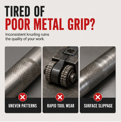 Lathe Knurling Tool Holder – Rock-Solid Clamping, Flawless Finish – Precision for Every Turn 🛠️