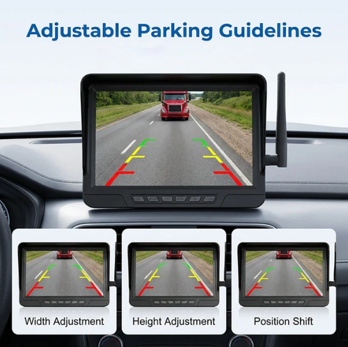 Wireless Solar-Powered Backup Camera System