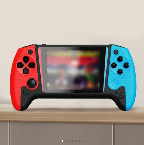 500-in-1 Big Screen Handheld Classic Game Console for Two-Player Gameplay