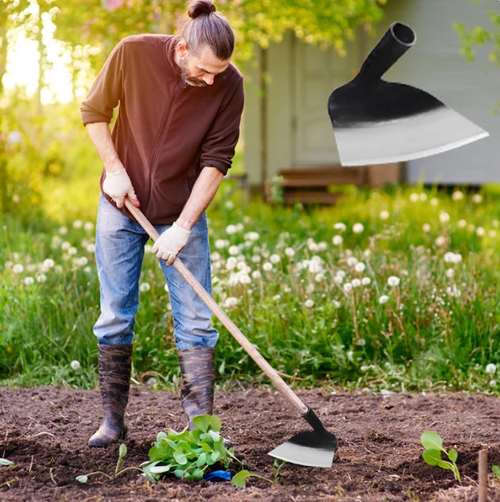 Heavy-Duty Steel Farm Gardening Weeding Hoe Head2pc⛏️🌿