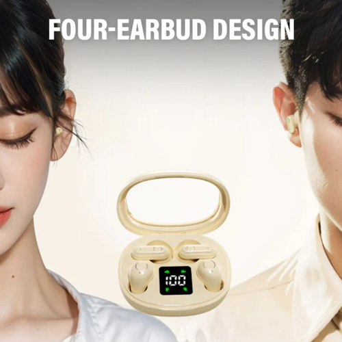 🎧 🔋All-Day Comfort, True Wireless Freedom. Dual Earbuds with LED Case – 🚀📞