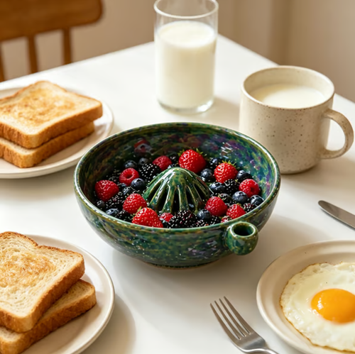 The Original Artisan Swirling Berry Bowl