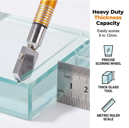 Professional Diamond Glass Cutter – Precision carbide tip