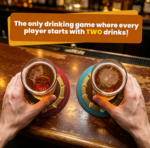 🧙‍♂️Wizards Tavern – Chaotic Fantasy Drinking Game – D&D Themed Party Fun with Dice & Spells 🍺