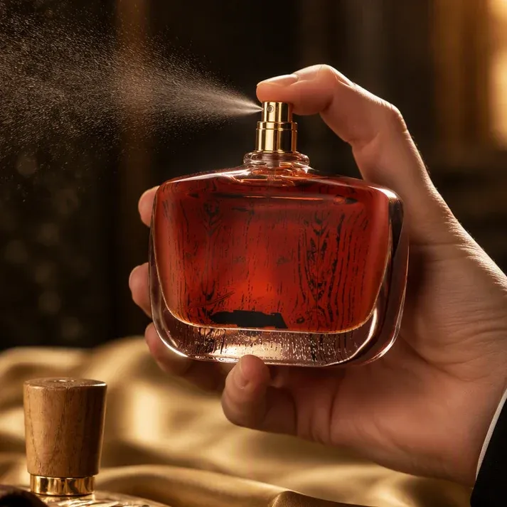 Warm, rich clove scent in a wood‑inspired bottle — 100ml of long