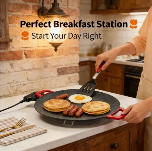 Indoor Smokeless Electric Griddle