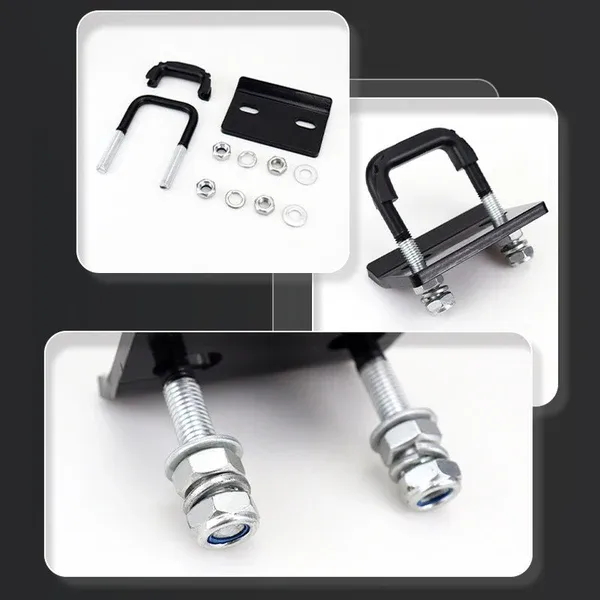 Heavy-Duty Anti-Rattle Hitch Tightener – Steel Build, Rubber Coating, Universal Fit