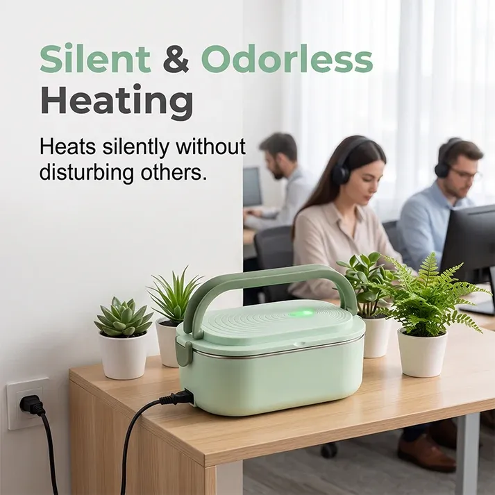 Heated Lunch Box Waterless Food Warmer