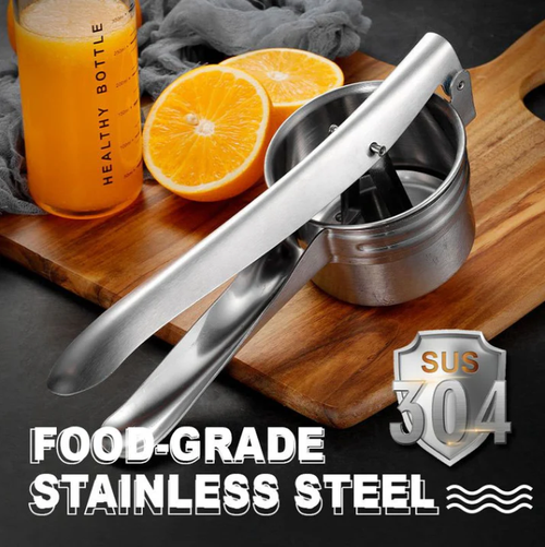 AEX Multifunctional Stainless Steel Potato, Juice & Food Press