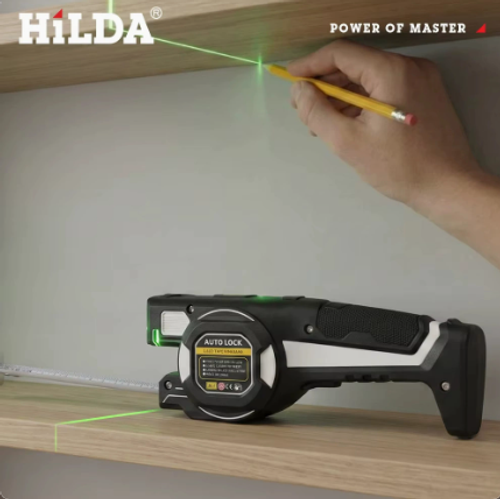 2-in-1 laser rangefinder, laser measuring tape, infrared rangefinder, steel measuring tape