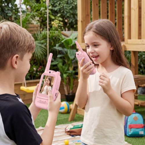 Kids Video Walkie Talkie Set (2-Pack) – Intercom with Camera & Screen