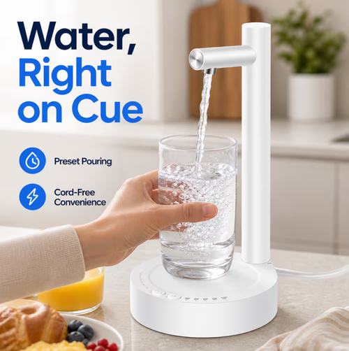One-Touch Rechargeable Tabletop Water Dispenser