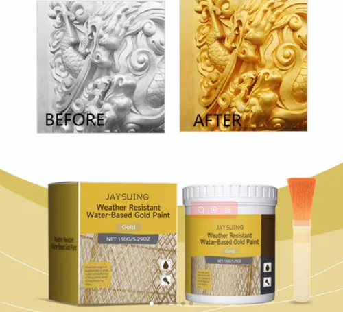 Water-based Gold Foil Stamping Paint  Gold Lacquer (500g per container)