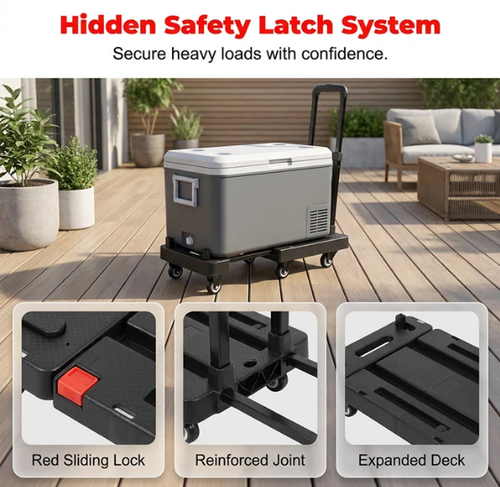 Heavy-Duty Folding Cart | Lightweight at 3.1 kg with High Load