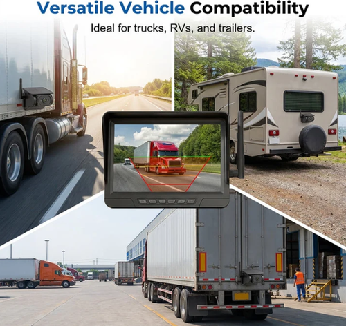 Wireless Solar-Powered Backup Camera System
