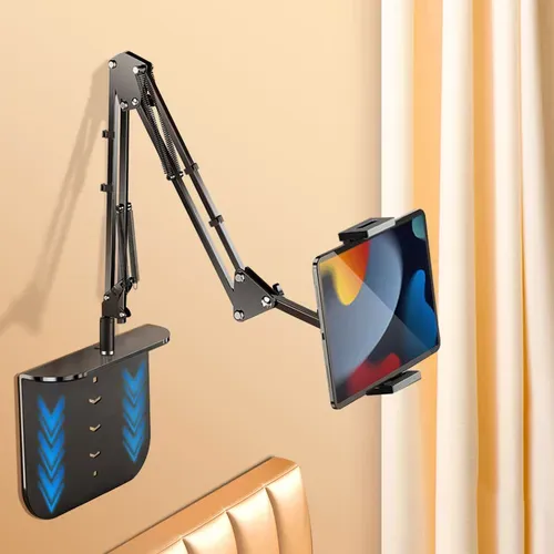 Flexible arm hidden bed lazy mobile phone holder