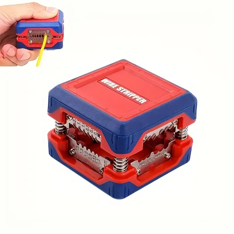 Wire stripping clamp supports wires with diameters of 0.2-16