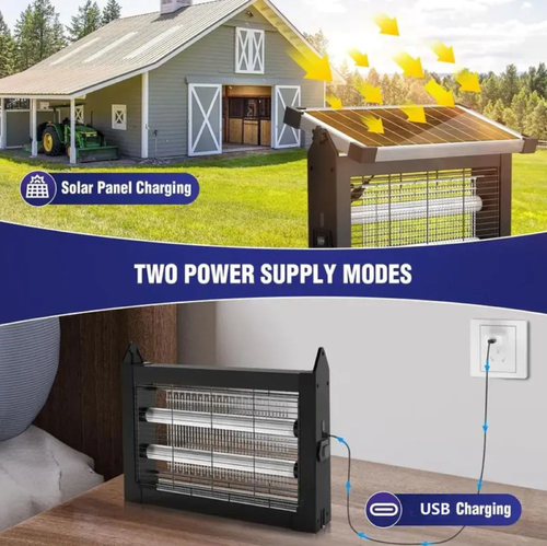 Solar Bug Zapper – Outdoor Waterproof Mosquito Killer