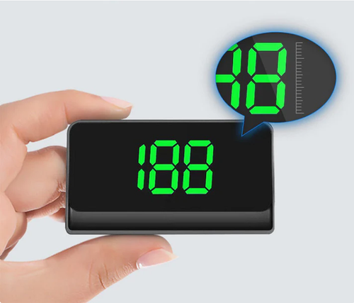 Speedometer with head-up display