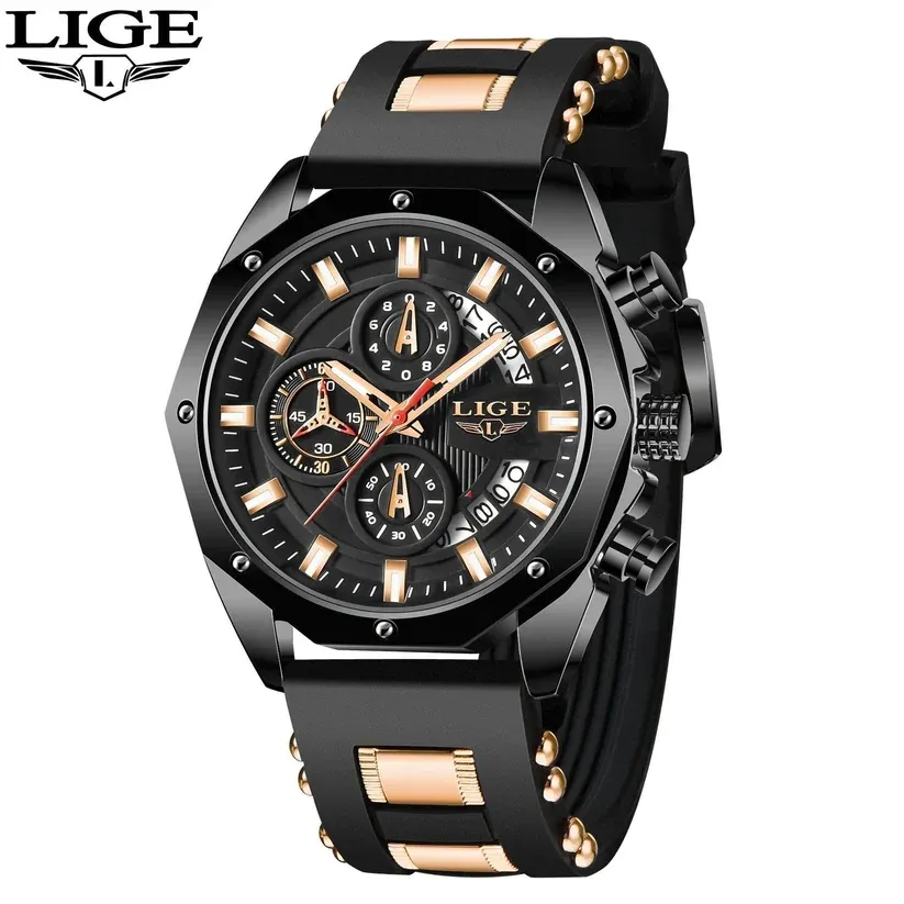 💪 Men's Outdoor Waterproof Sport Quartz Watch – Chronograph function, durable & water-resistant –