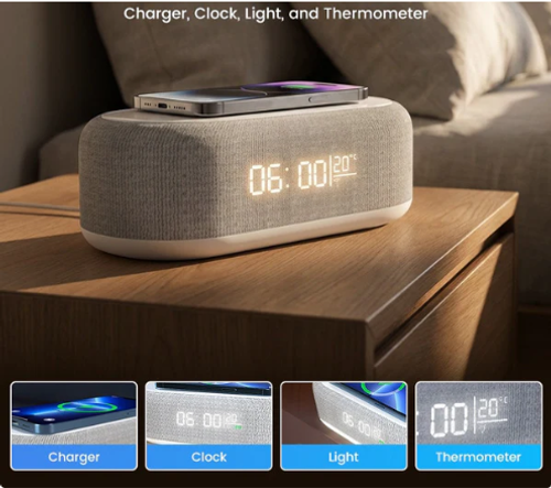 Station de recharge sans fil 4 en 1