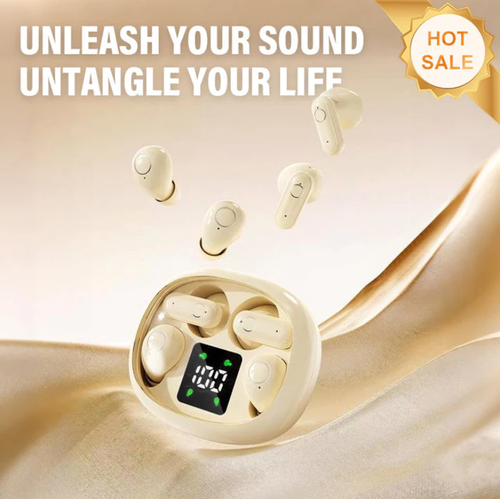🎧 🔋All-Day Comfort, True Wireless Freedom. Dual Earbuds with LED Case – 🚀📞