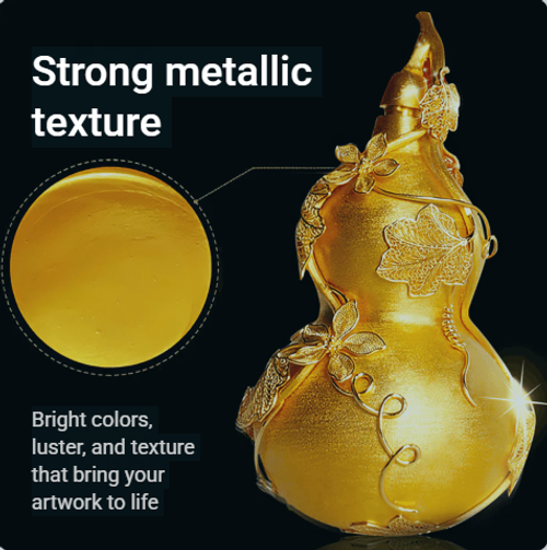 Water-based Gold Foil Stamping Paint  Gold Lacquer (500g per container)