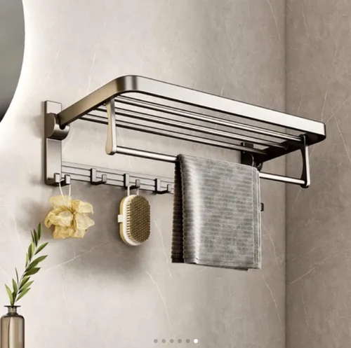 Wall-Mounted Punch-Free Towel Organizerz