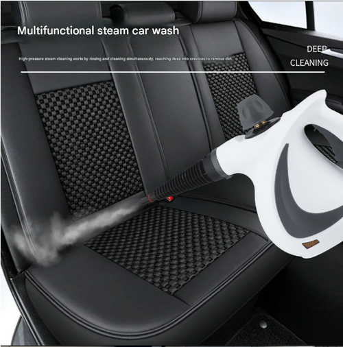 Hightemperature, highpressure steam cleaner for air conditioners, kitchen exhaust hoods, and household grease removal12piece disinfection and cleaning kit.