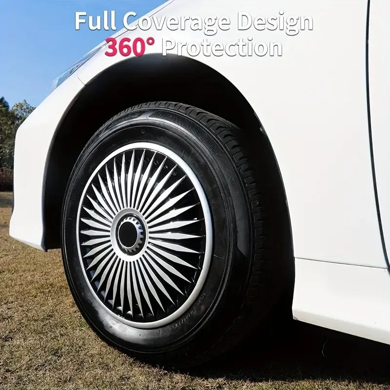 Cool hubcaps, non-destructive installation