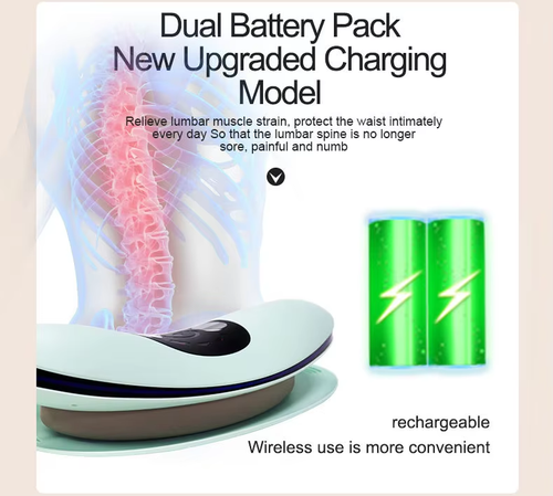 New Hot Compress Vibrating Lumbar Massage Machine