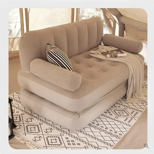 Convertible 2-in-1 Rapidly Inflatable Rest Lounge Sofa Bed
